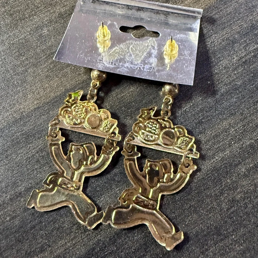 Vintage Fashion Earrings Fruit Carrier‎ Dangle Drop Earrings Novelty Fun